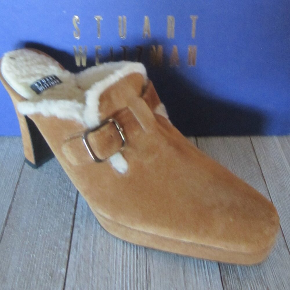 NEW - STUART WEITZMAN Ginger Sport Suede Shoes - Size 5.5M